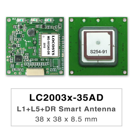 LC2003x-35AD - Die Produkte der LC2003x-Vx-Serie sind hochleistungsfähige Dualband-GNSS-Smart-Antennenmodule, die eine integrierte Antenne und GNSS-Empfängerschaltungen enthalten und für ein breites Spektrum von OEM-Systemanwendungen entwickelt wurden.